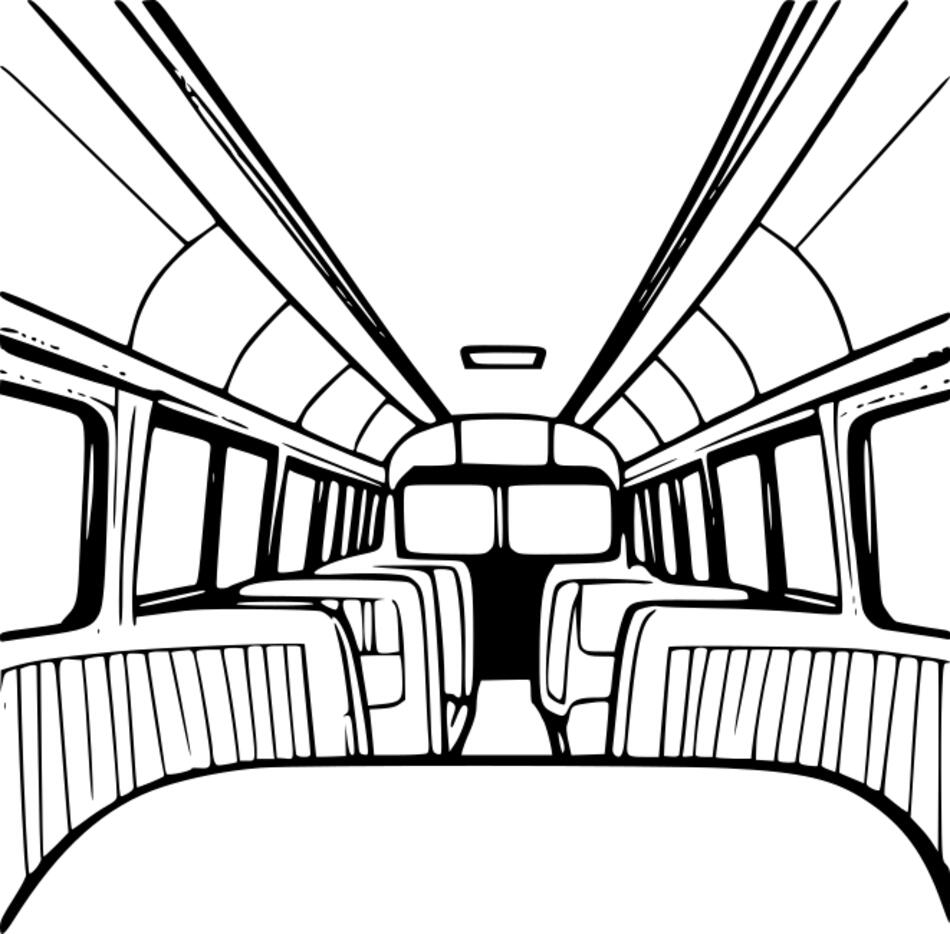 Розмальовка Великі автобусні подорожі (Квадрат)